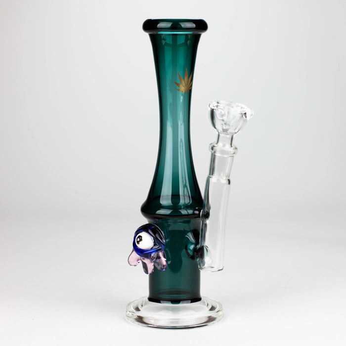 10" Color tube glass bong with eye