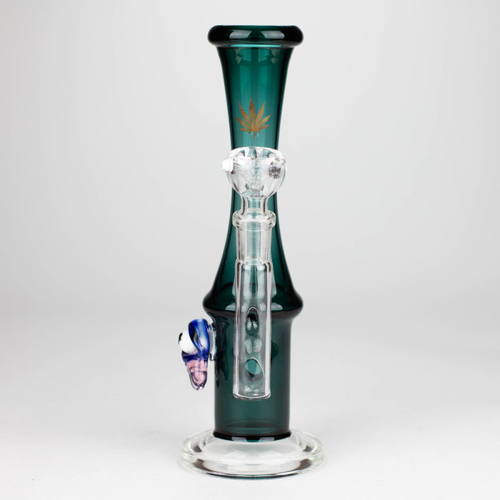 10" Color tube glass bong with eye