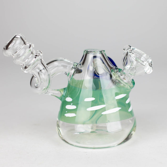 4" Cone bubbler with eye decoration-Assorted