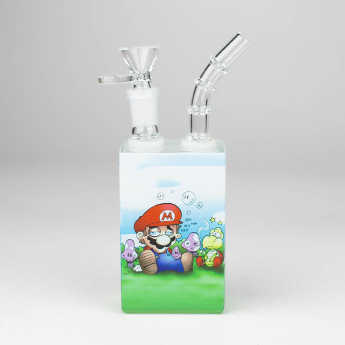 7.5" Juicy Box Cartoon Glass Bong