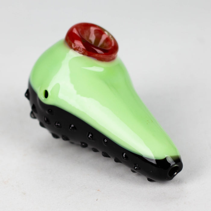 4" Guava thick glass pipe [XTR1057]