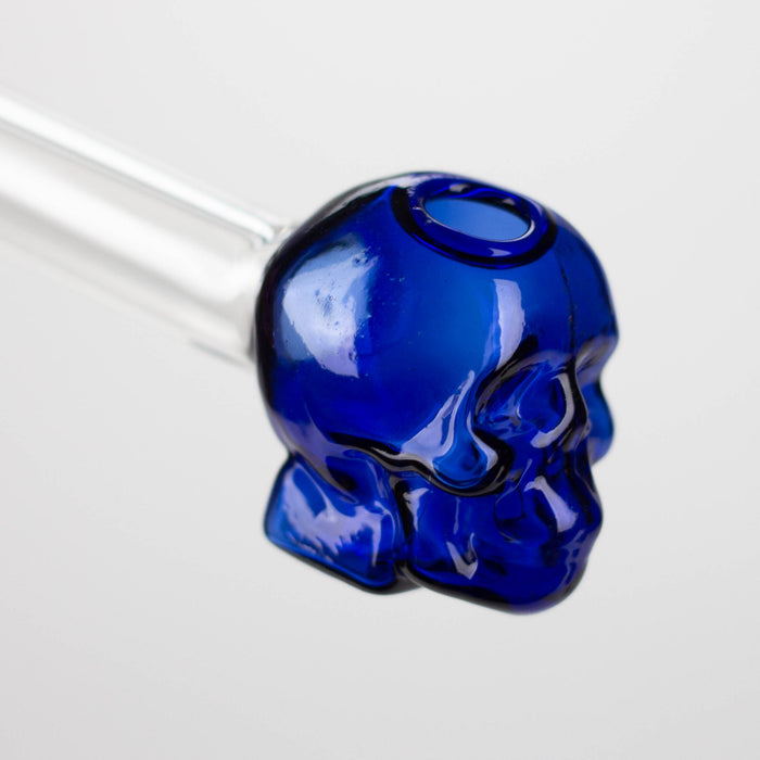 5.5" GLASS Skull oil burnerpipe [AC238-S]