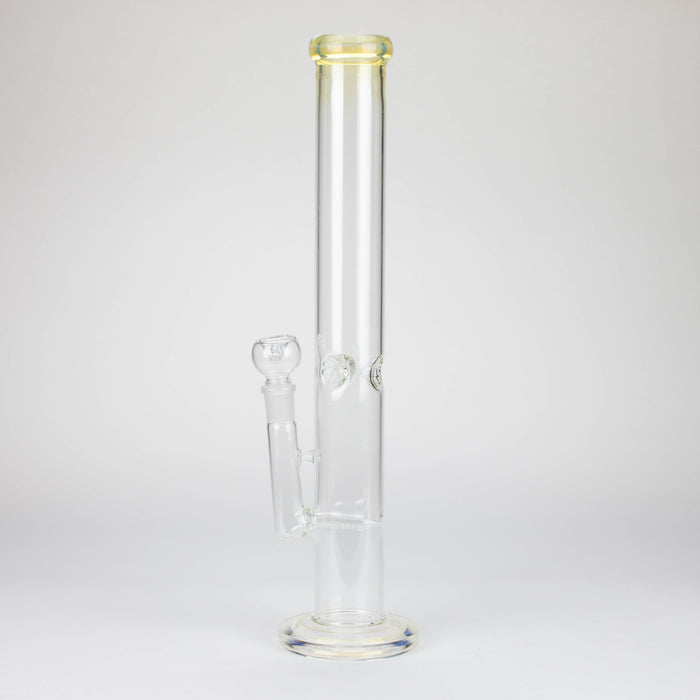 16"  straight glass tube water bong