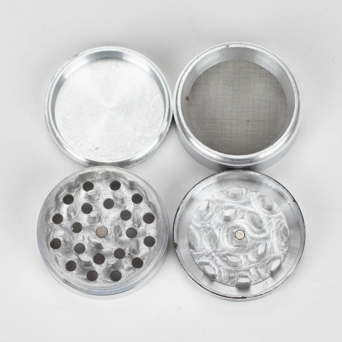 63mm Cartoon design 4 parts aluminium grinder-Assorted