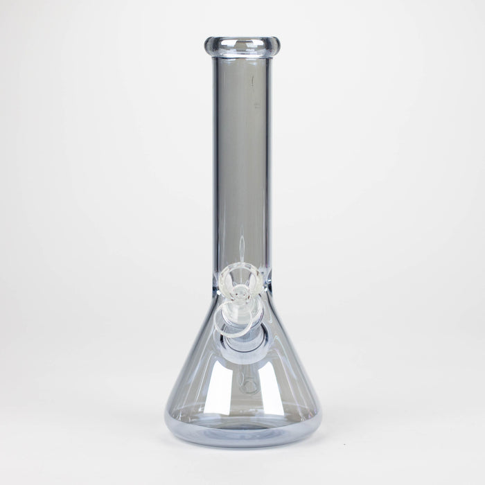 10" Solid Color Eletroplate Glass Beaker Bong