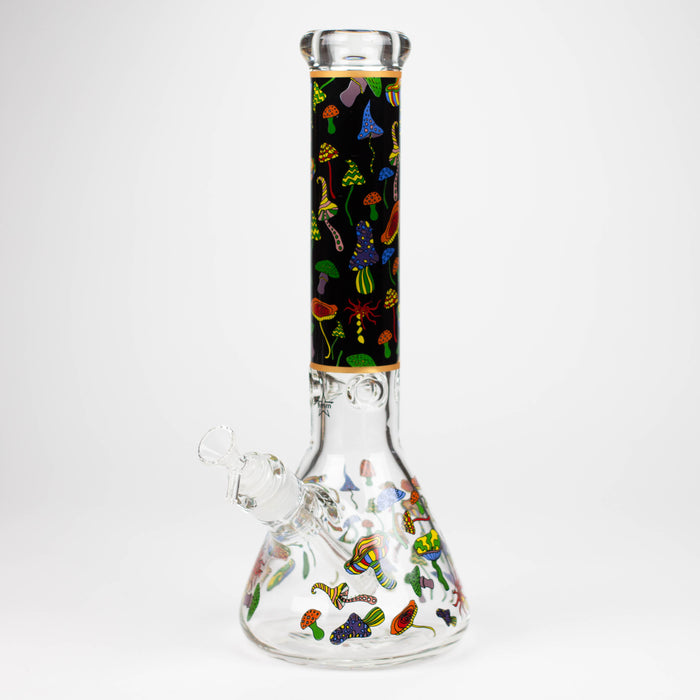 14" Mushroom 9mm glass water bong [GBT2303]