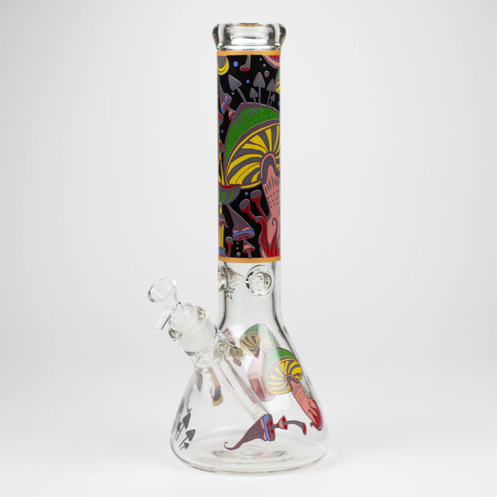 14" Mushroom 9mm glass water bong [GBT2303]