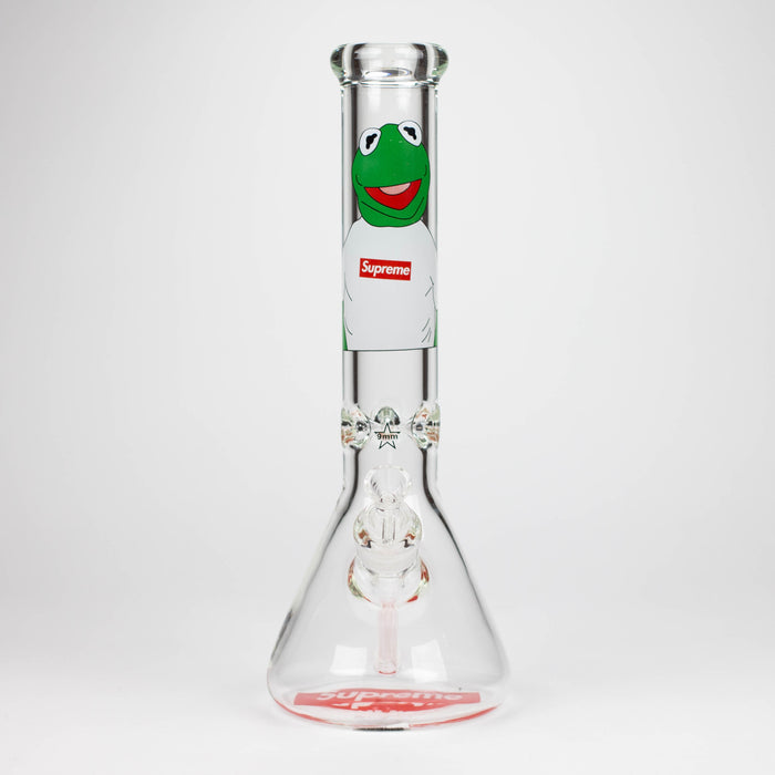 14" Brand 9mm glass water bong [NP2001]