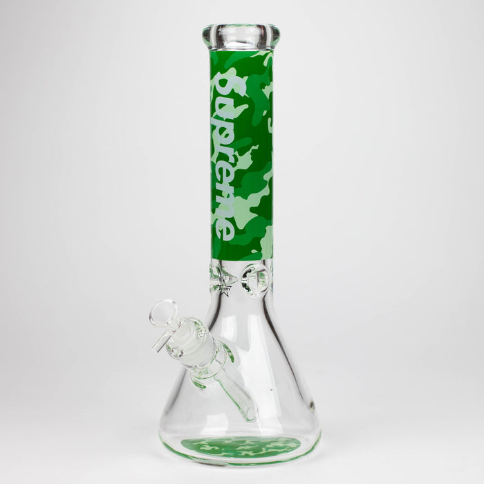 14" Brand 9mm glass water bong [NP2001]