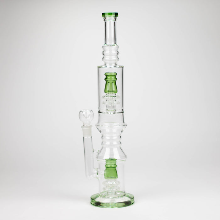 18" Glass water bong with Percolator and Diffuser