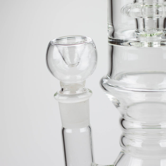 18" Glass water bong with Percolator and Diffuser