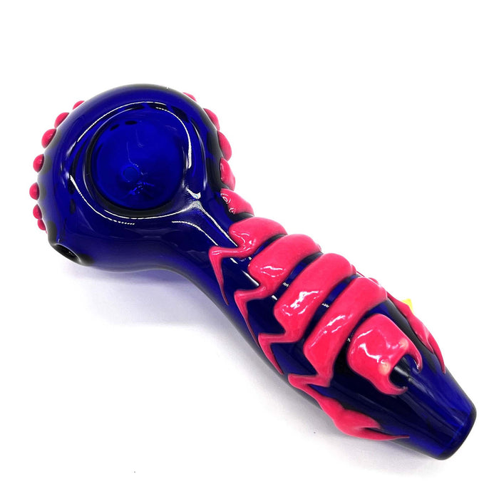 Scorpion Glow In The Dark Glass Smoking Spoon Hand Pipe