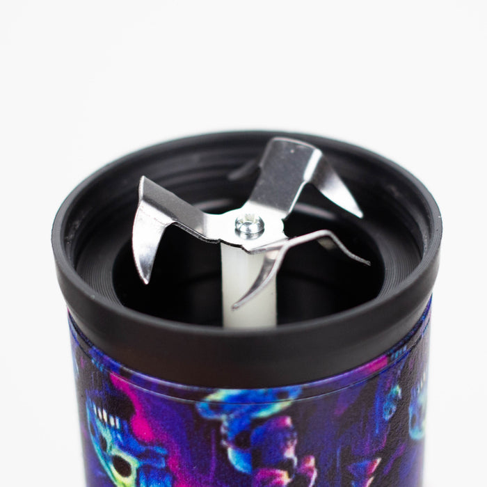 Lens | Electric Metal Grinder with Sugar Skull Design Assorted Box of 12