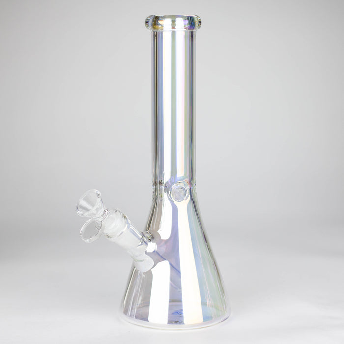 10"  5mm Electroplate Glass Bong Assorted Colour