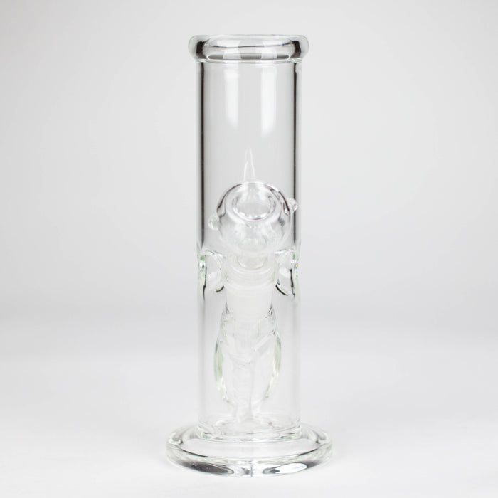 8" clear straight bong