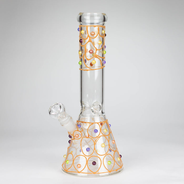 12" Royal conical hand crafted glass water bong