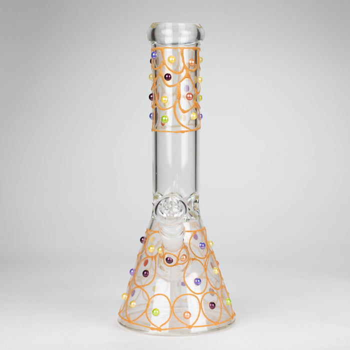 12" Royal conical hand crafted glass water bong