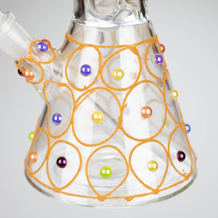 12" Royal conical hand crafted glass water bong