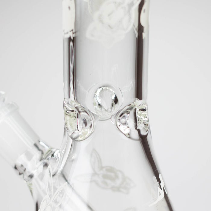 12" 5mm Luxury Design Glow in the Dark Glass Bong