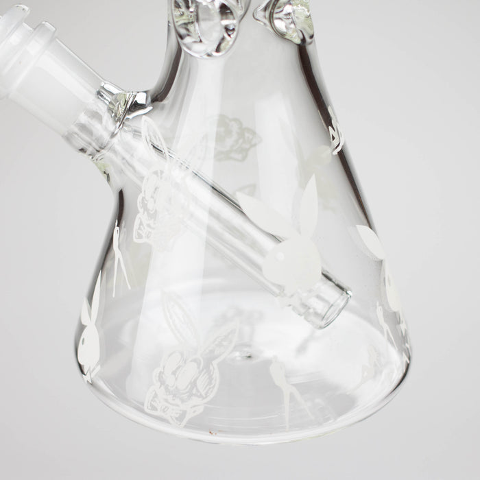 12" 5mm Luxury Design Glow in the Dark Glass Bong