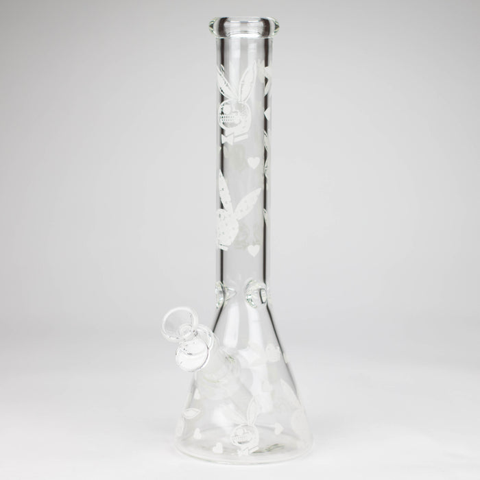 12" 5mm Luxury Design Glow in the Dark Glass Bong