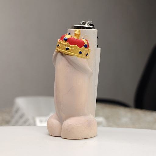 King of Cock Character 3D Lighter Case for Mini Clipper Lighter_1