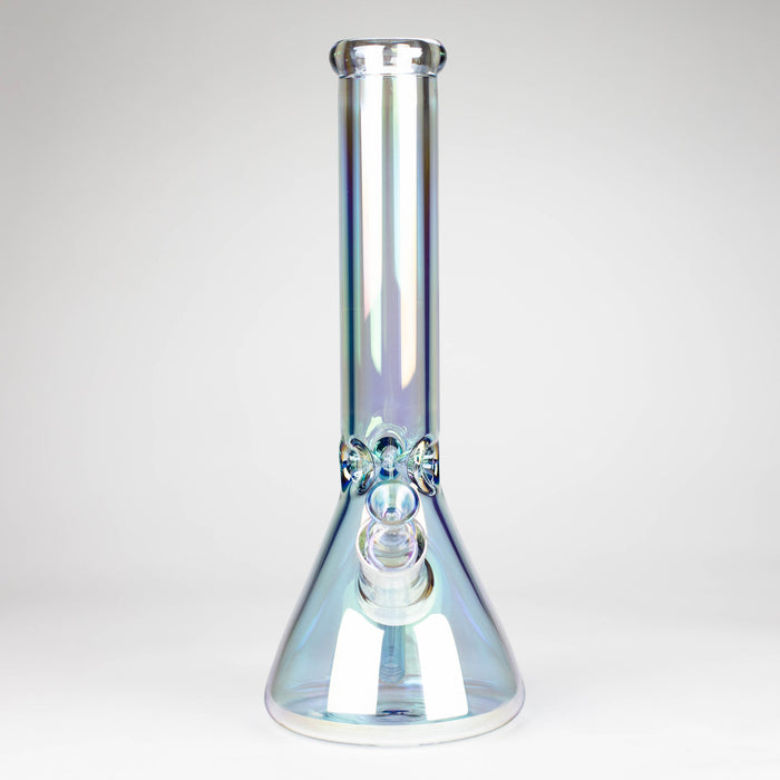 Infyniti | 13.5" Electroplate tube glass water bong [GP2012]