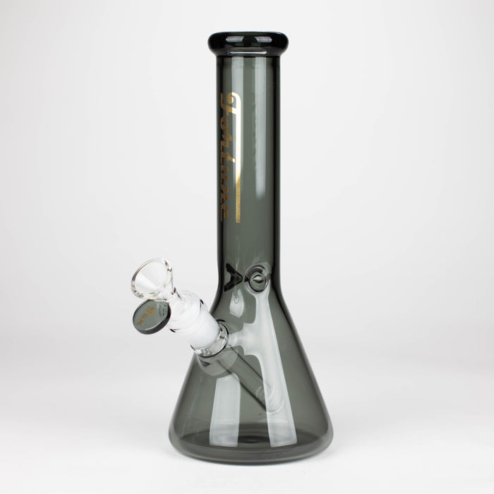 Fortune | 10" 4mm Coloured Glass Bong Assorted Colour