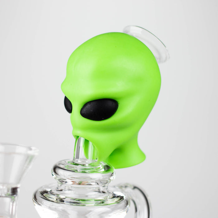 7.7" Alien Functional Glass Water pipe