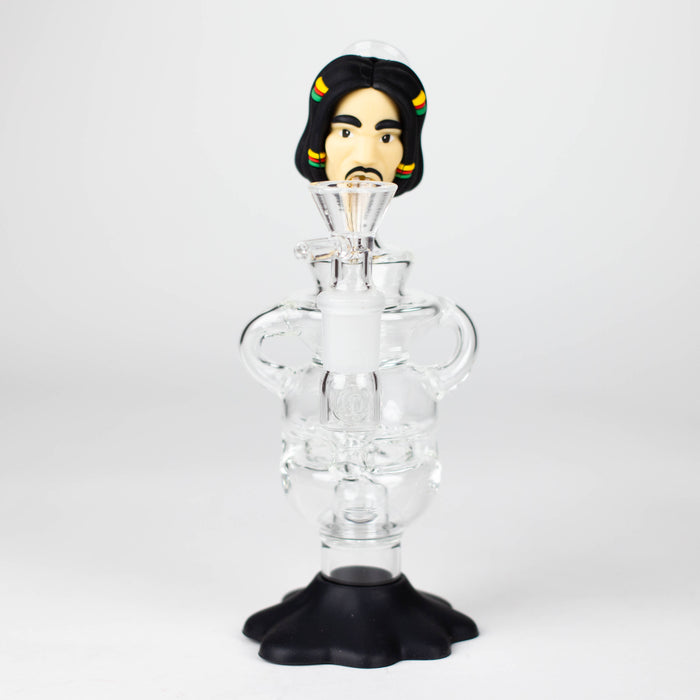 7.6"Marley functional glass water pipe