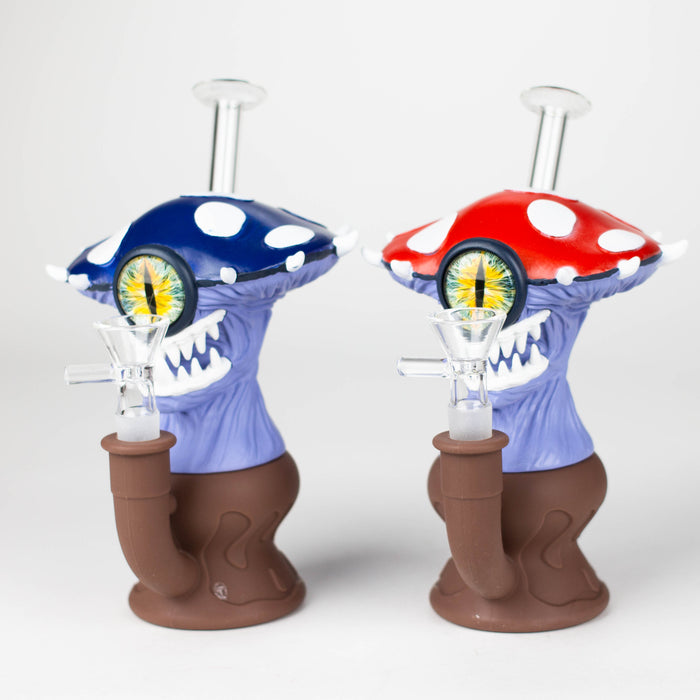 7.2" Vinyl Mushroom Monster Water Pipe