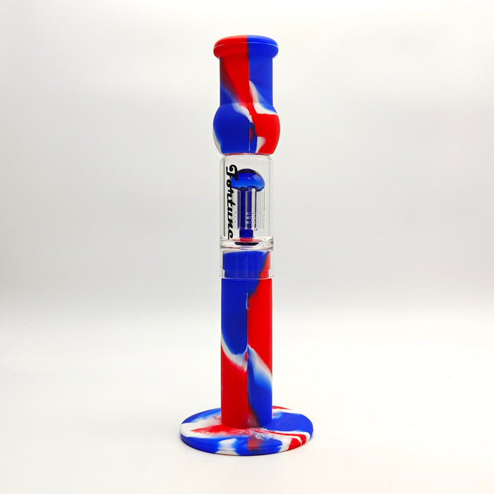 Fortune | 10" Silicone Tree Perc Waterpipe_3