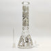 Glow in the dark 14" 7mm Egyptian Design Bong_3