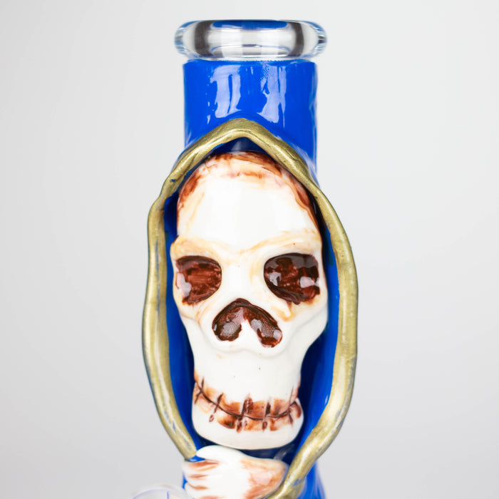 10" Resin 3D artwork Skull glass beaker [DY404]