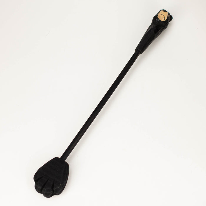 Hand-crafted Black Bear Hand Crafted Wooden Back Scratcher [CD-4506]