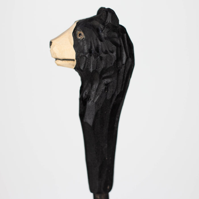 Hand-crafted Black Bear Hand Crafted Wooden Back Scratcher [CD-4506]