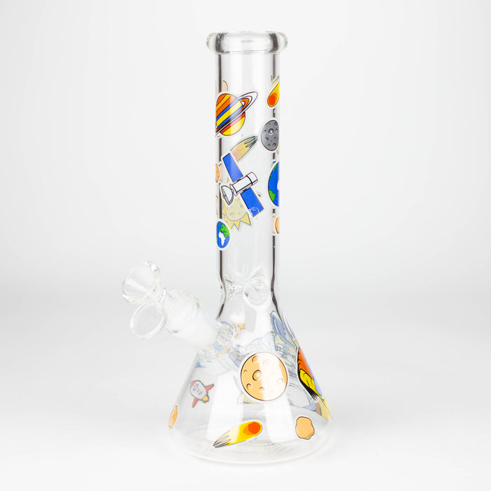 10" Glass Bong With The Astronaut Design