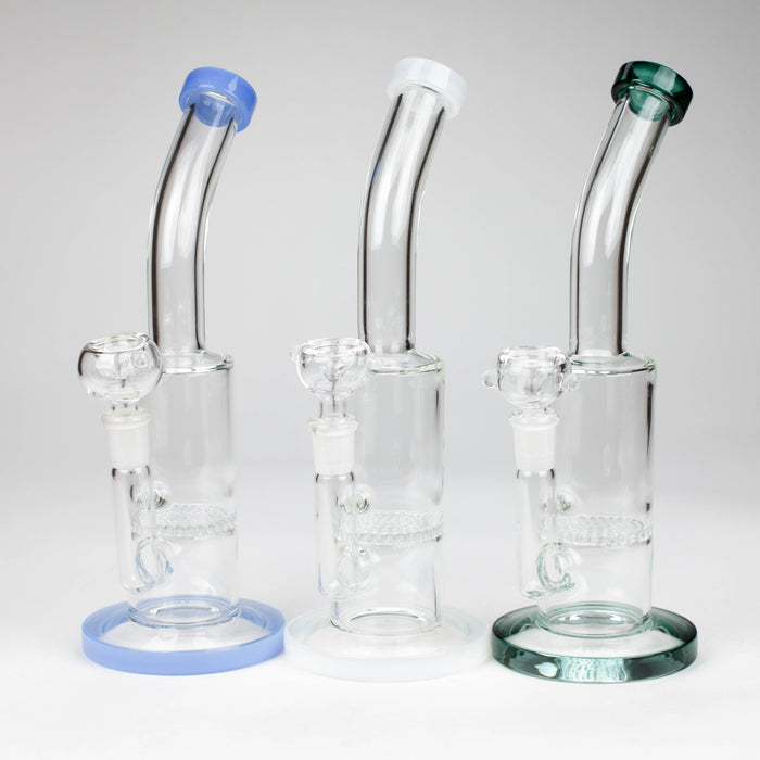 11" honeycomb glass water pipe