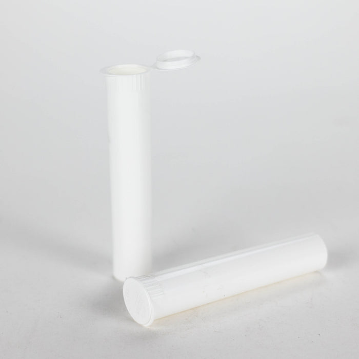 98mm Child proof Pop Top Opaque White Plastic Pre-Roll Tubes - 1000Count