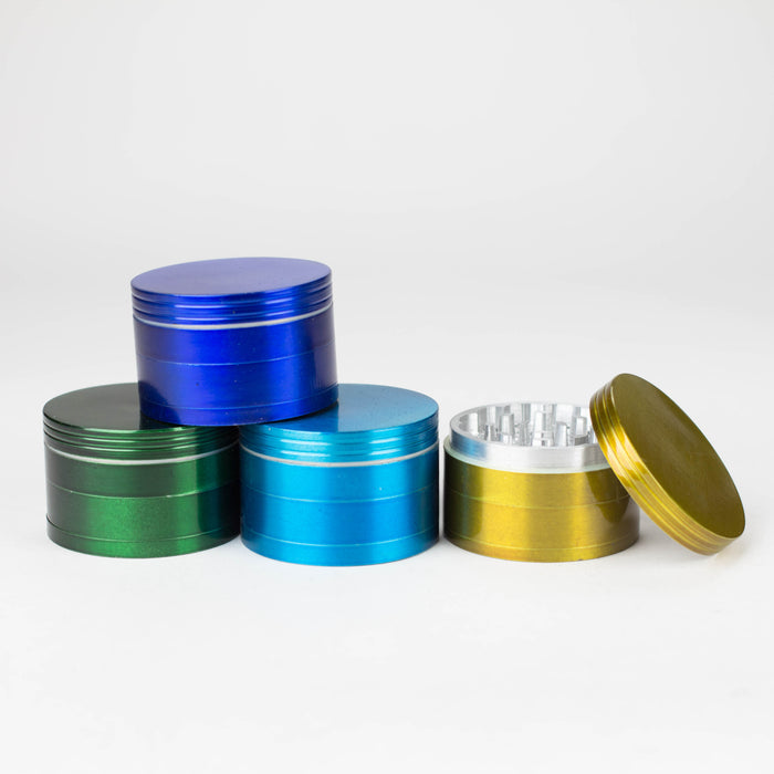 58mm 4 parts Mixed color aluminium grinder pack of 12