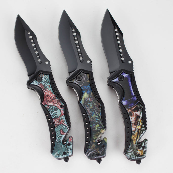 SkullBlade Foldable Pocket Knife