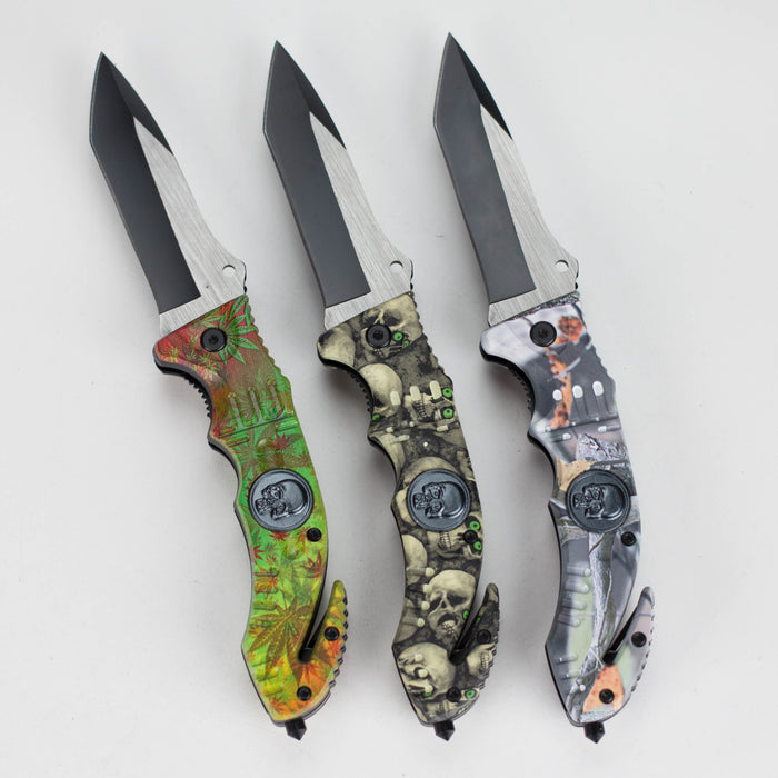 SkullMark Foldable Pocket Knife