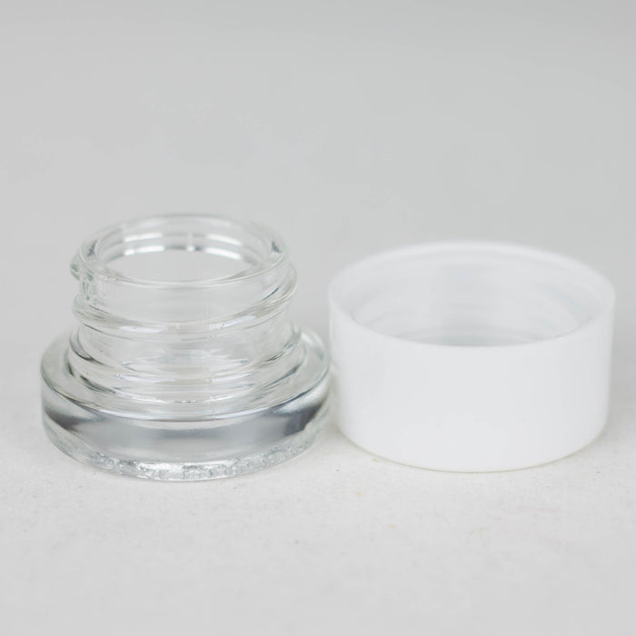 5g Shoulderless condentrate glass jar with lid Case of 56