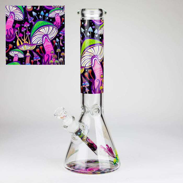 14″ Design Exclusive License Glass 7mm Bong Beaker Bong-Box of 6 [C1559-COMBO B]