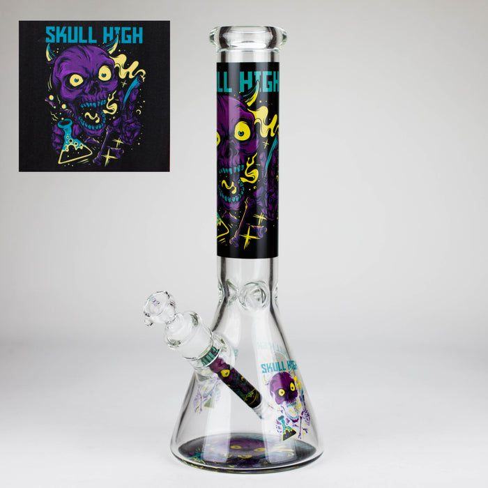 14″ Design Exclusive License Glass 7mm Bong Beaker Bong-Box of 6 [C1559-COMBO C]