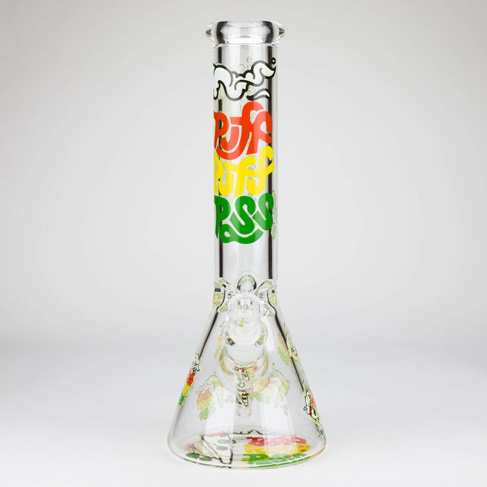 14″ Design Exclusive License Glass 7mm Bong Beaker Bong-Box of 6 [C1559-COMBO B]