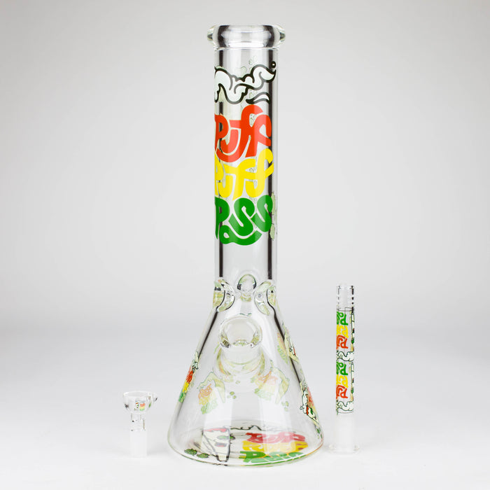 14″ Design Exclusive License Glass 7mm Bong Beaker Bong-Box of 6 [C1559-COMBO B]