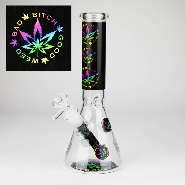 10″ Design Exclusive License Glass Bong Beaker Bong-Box of 20 [DCK014-COMBO D]