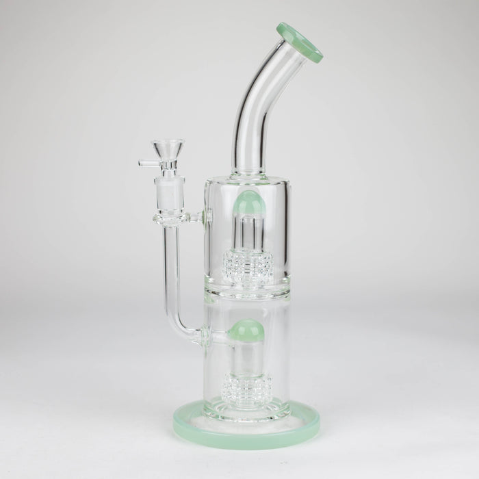 12″ Bent neck Glass Bong [C1539]