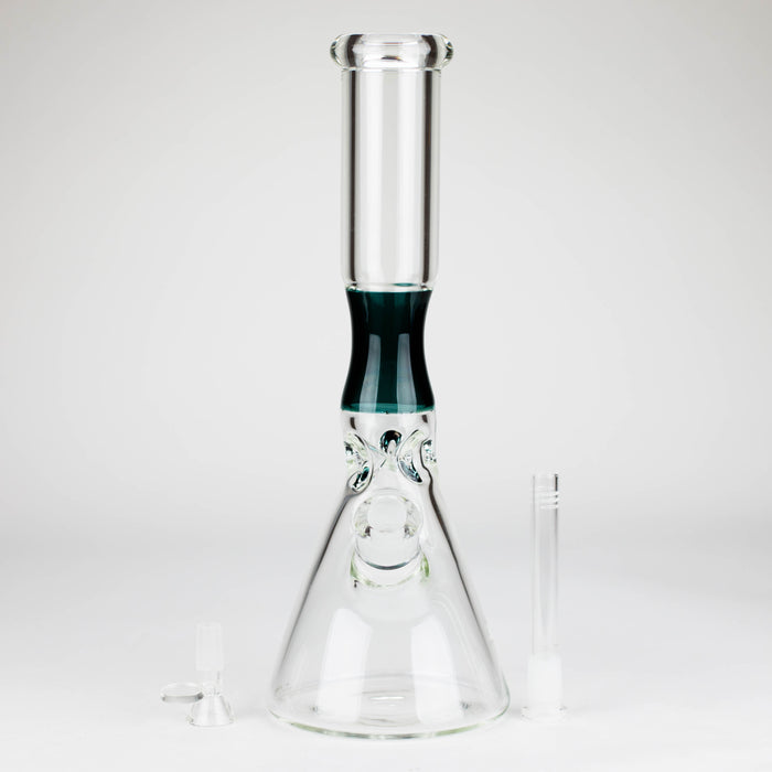 14" Beaker Base Glass Bong  [C1034-CC268]